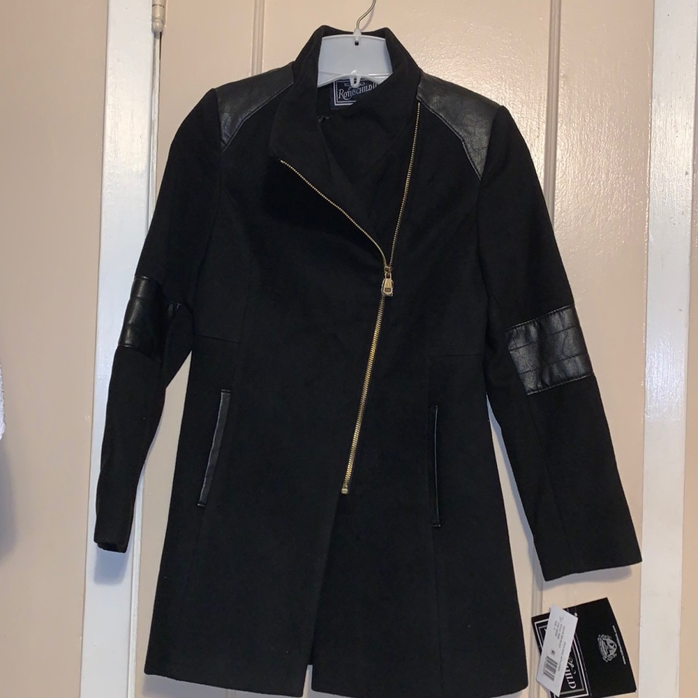 faux wool coat